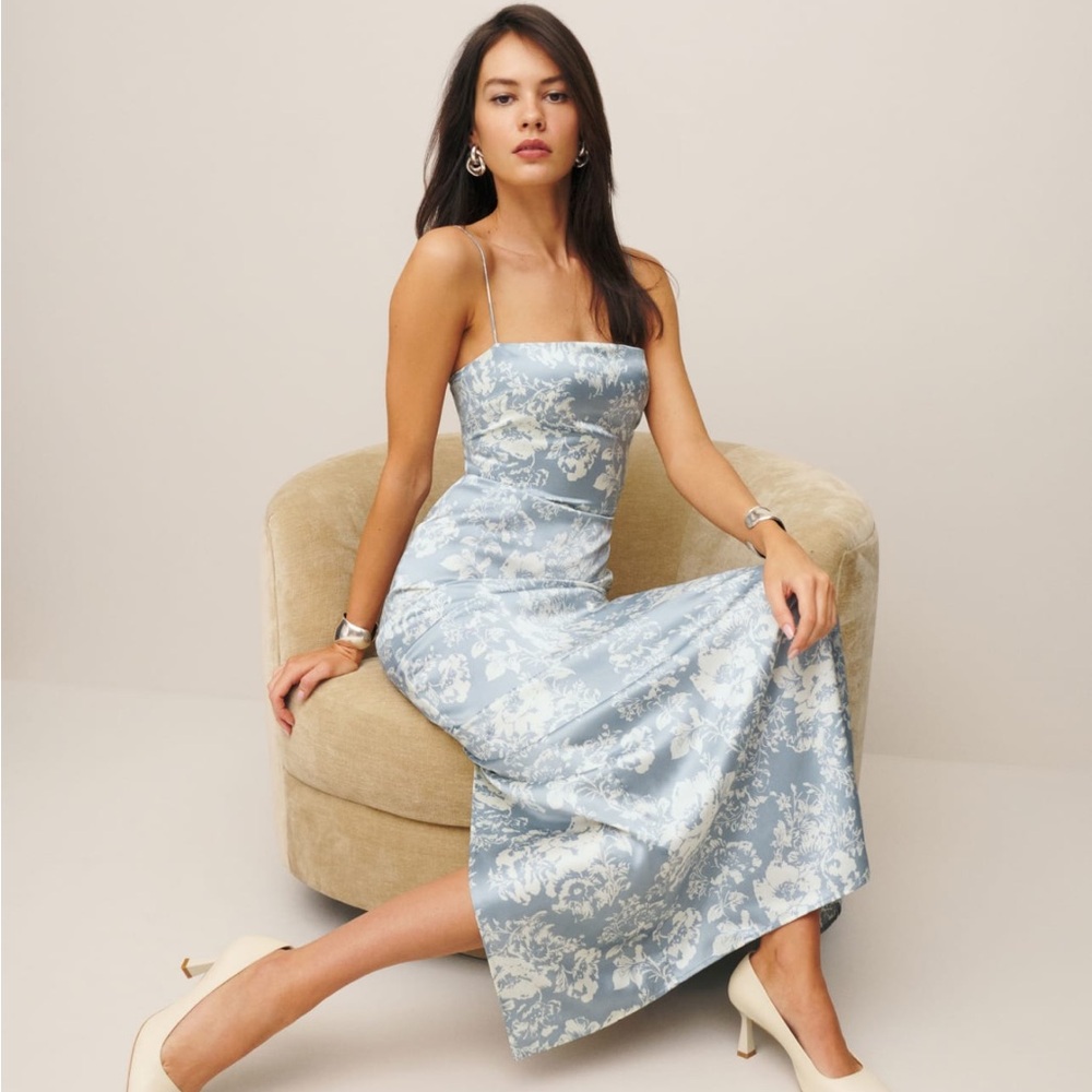 REFORMATION x Frankie Silk Dress Size 4